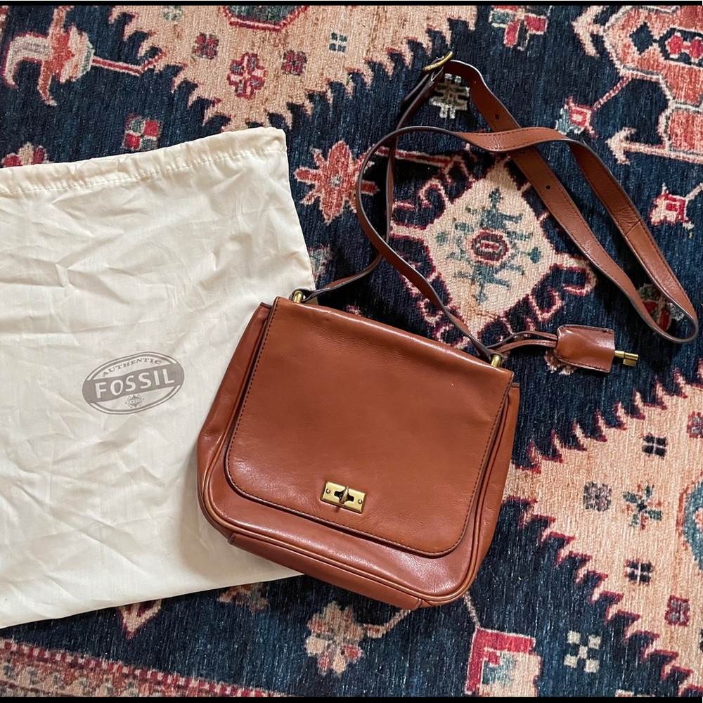 Leather Fossil Crossbody Bag